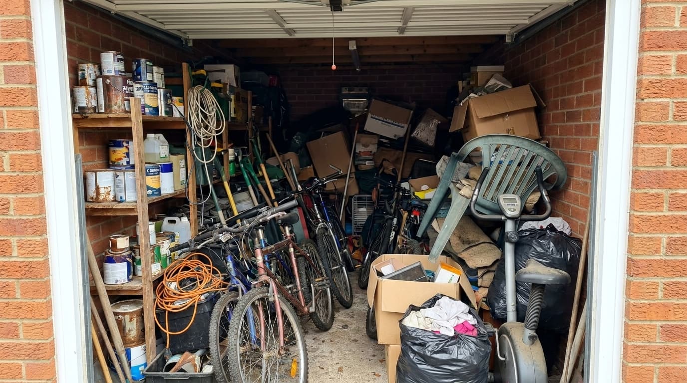 A house clearance under way in Sudbury