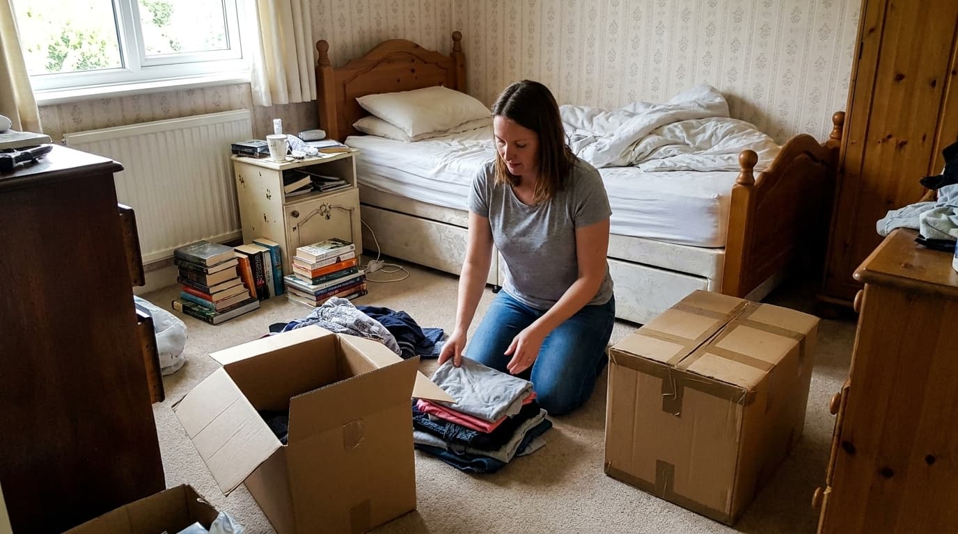 A house clearance under way in Shepherd's Bush