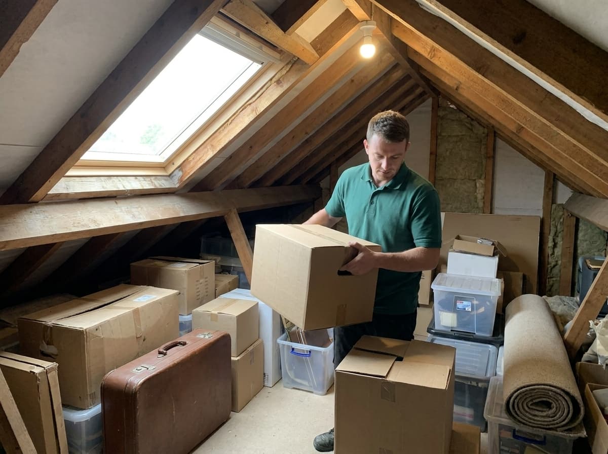 A house clearance under way in Hatch End